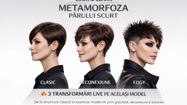 Metamorfoza parului scurt - Clasic & Edgy - 4 haitcuts
